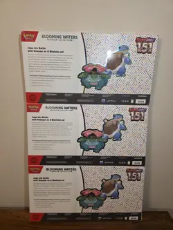 Pokemon 151 Blooming Waters Premium Collection (3 Boxes Total) - Image 3