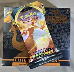 Pokemon 1x Champions Path Elite Trainer Box Sealed ETB + Darkness Ablaze pack - Image 1