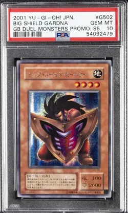 2001 YU-GI-OH! JPN GAMEBOY DUEL MONSTERS PROMOS: SER 5 BIG SHIELD GARDNA PSA 10 - Image 1