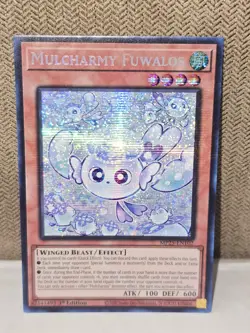 Yu-Gi-Oh! TCG Mulcharmy Fuwalos MP25-EN102 Near Mint Prismatic Secret Rare - Image 1