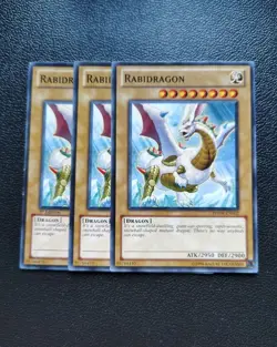 Yu-Gi-Oh - Rabidragon 3X - Full Playset - Image 1