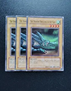 Yu-Gi-Oh - The Dragon Dwelling In The Cave 3X - Full Playset - Image 1