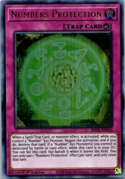 Numbers Protection BROL-EN056 Yu-Gi-Oh! 1st Edition Light Play - Image 1