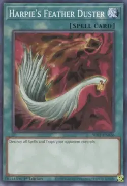 Yugioh! LP Harpie's Feather Duster - SDBT-EN026 - Common - 1st Edition Lightly P - Image 1
