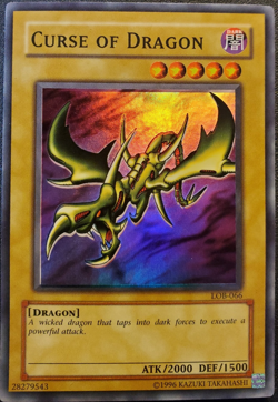 Yu-Gi-Oh! Curse of Dragon-LOB-066- HOLOFOIL LEGEND OF BLUE-EYES (2002) NM - Image 1