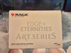 #46 Reflecting Pool ART SERIES Edge of Eternities MTG Card EOE 46/54 - Image 2