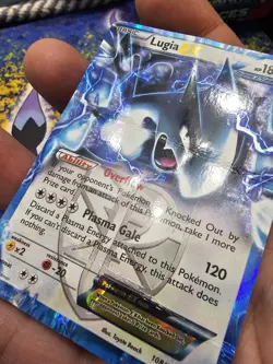 Pokemon TCG Lugia EX Ultra Rare Card 108/135 Plasma Storm DMG PSA 1 Contender - Image 3