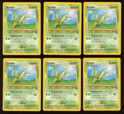 2000 WOTC POKEMON LEAGUE SCYTHER #45 BLACK STAR PROMO LOT OF 21 CARDS UNPLAYED - Image 2