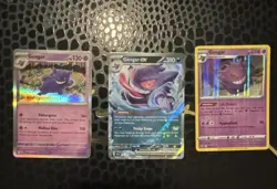 Pokemon TCG Gengar EX Temporal Forces Ultra Rare Card 104/162 Scarlet & Violet - Image 1