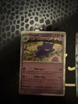 Pokemon TCG Gengar EX Temporal Forces Ultra Rare Card 104/162 Scarlet & Violet - Image 2
