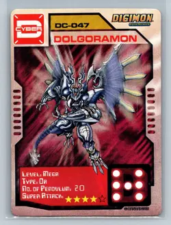 Digimon D-CYBER - Dolgoramon DC-047 - Card Bandai Digi Battle Pendulum - Image 1