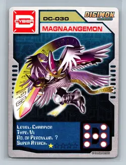 Digimon D-CYBER - Magnaangemon DC-030 - Card Bandai Digi Battle Pendulum - Image 1