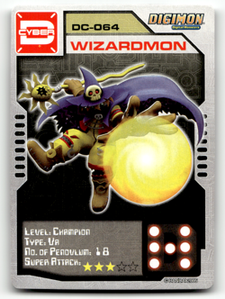 Digimon D-CYBER - Wizardmon DC-064 - Card Bandai Digi Battle Pendulum - Image 1