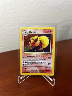 Pokemon TCG Vaporeon Flareon Jolteon Holo Card Jungle Set - Image 4
