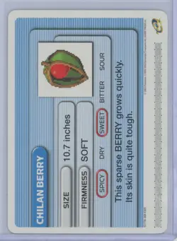 2003 Pokemon e-Reader Battle e-Card Chilan Berry - Image 2