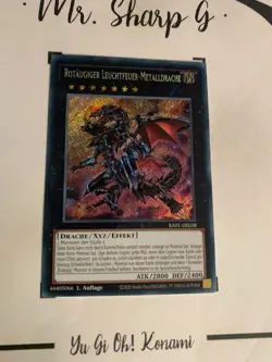 ROTAUGIGER LEUCHTFEUER-METALLDRACHE - 1. AUFLAGE RA01-DE038 DE Yu-Gi-Oh! SECRET - Image 4