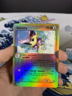 Pokemon Card Ex Ruby Sapphire Delcatty 5/109 Reverse Holo LP - Image 2