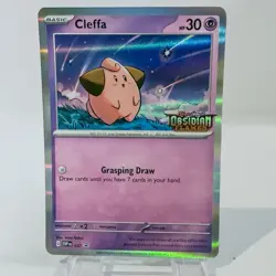 Pokemon Card TCG Cleffa 037 Black Star Promo SVP Obsidian Flames Prerelease M/NM - Image 1