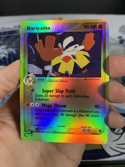 Pokemon Card Ex Ruby Sapphire Hariyama 8/109 Reverse Holo NM - Image 2