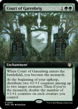 Court of Garenbrig (Extended Art) - Near Mint MTG Commander: Wilds of Eldraine - Image 1