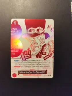 But Ace Here Said You OP13-019 3rd Anniversary Treasure Event Card English nm - Image 1