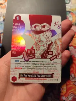 But Ace Here Said You OP13-019 3rd Anniversary Treasure Event Card English nm - Image 3