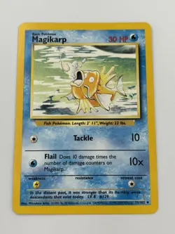 Pokemon TCG Magikarp 35/102 Base Set Unlimited 5x Card Lot MP-LP Condition - Image 2