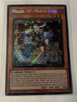 Maliss P March Hare 1st Edition Secret Rare ALIN-EN023 Yu-Gi-Oh! - Image 1