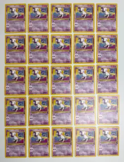 2000 WOTC POKEMON LEAGUE MEW #8 BLACK STAR PROMO LOT OF 25 CARDS UNPLAYED - Image 1