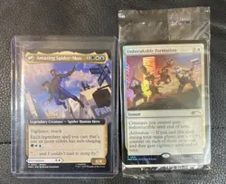 Magic the Gathering NYCC Amazing Spider-Man Promo Card and TMNT Panel Promo Card - Image 1