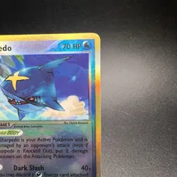 Sharpedo 22/109 - EX Ruby and Sapphire - Reverse Holo Pokemon Card - Vintage ! - Image 4