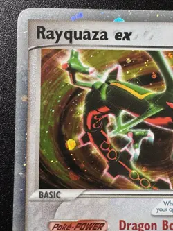 Rayquaza ex 102/107 EX Deoxys Pokemon Card Holo Foil Rare LP - Image 3
