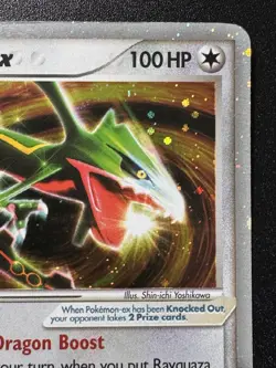 Rayquaza ex 102/107 EX Deoxys Pokemon Card Holo Foil Rare LP - Image 4