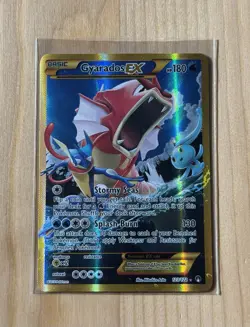 Gyarados EX 123/122 XY BREAKpoint 2016 Secret Rare SHINY Pokemon Card TCG - Image 1