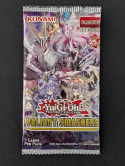 Lot of (132) Yu-Gi-Oh! TCG Valiant Smashers 1st Edition Booster Packs Sealed EN - Image 2