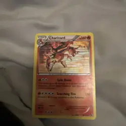 Pokemon Charizard Holo Trading Card Scorching Fire 150 HP 19/113 - Image 3