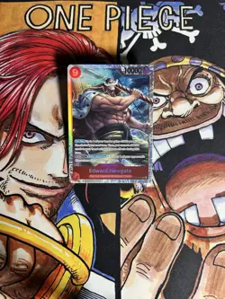 ONE PIECE CARD GAME EDWARD NEWGATE SR PLAYSET OP02-004 - Image 1