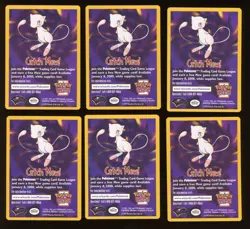 1999 WOTC POKEMON LEAGUE CATCH MEW PROMO INSERT CARD LOT OF 18 CARDS UNPLAYED - Image 2