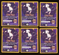 1999 WOTC POKEMON LEAGUE CATCH MEW PROMO INSERT CARD LOT OF 18 CARDS UNPLAYED - Image 4