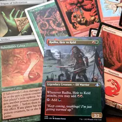 Custom Complete Commander Deck Magic MTG EDH 100 Cards = Poison Toxic infect R/G - Image 1