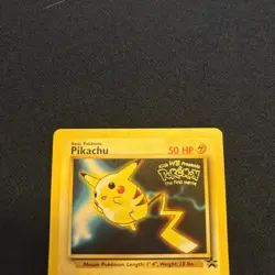 1999 WOTC Black Star Pikachu Stamped Movie Promo #4 Pokemon Card - Image 3