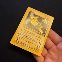 1999 WOTC Black Star Pikachu Stamped Movie Promo #4 Pokemon Card - Image 5