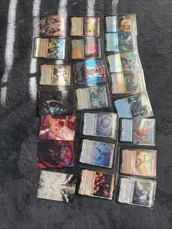 MTG Final Fantasy Lot of 22 Foils/Rares/Arts Cards - Image 1