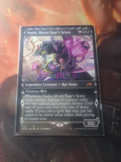 mtg NEO Nashi, Moon Sage's Scion #343 Showcase Non-Foil - Image 1