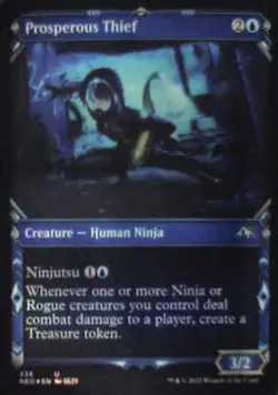 Prosperous Thief (Showcase) - Kamigawa: Neon Dynasty: #336 - Foil Nm R248 - Image 1