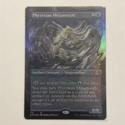 Phyrexian Metamorph (Borderless) - Magic The Gathering TCG - Sleeve Covered - Image 1