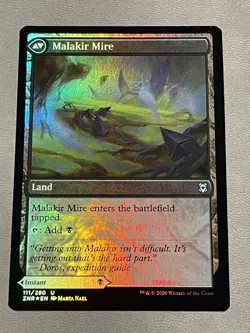 MALAKIR REBIRTH // MALAKIR MIRE 111 MAGIC: THE GATHERING ZENDIKAR RISING FOIL - Image 2
