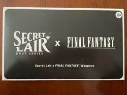 MTG Secret Lair x Final Fantasy: Weapons NON-FOIL EDITION Sealed, In Hand - Image 1