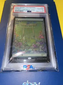 MAGIC: THE GATHERING - FOREST #050 FOIL🔥PSA 10 GEM🔥SECRET LAIR DROP-2022 JP - Image 5