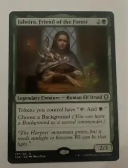 MTG Jaheira, Friend of the Forest NM Regular Rare #237 Battle for Baldur's Gate - Image 1